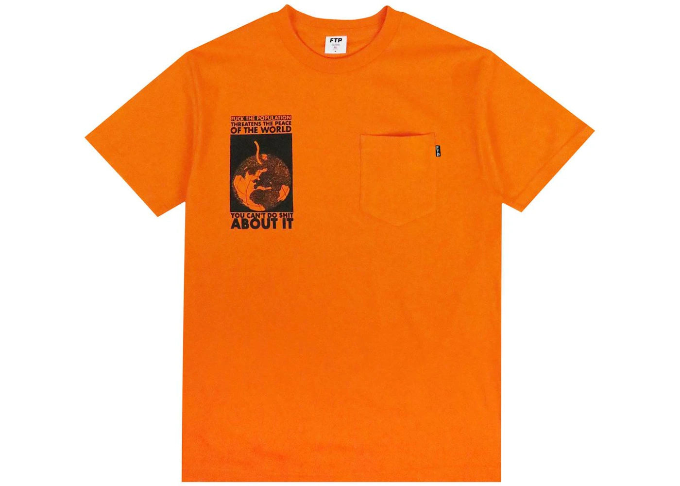 FTP World Pocket Tee Orange