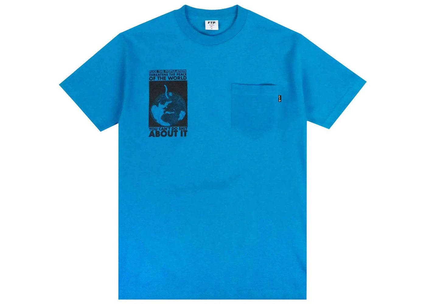 FTP World Pocket Tee Turquoise