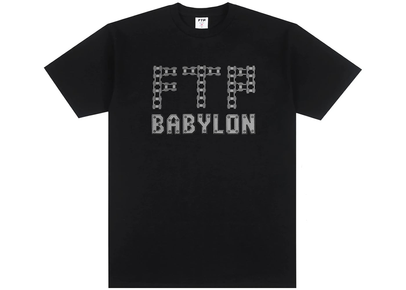 FTP x Babylon Chain Tee Black
