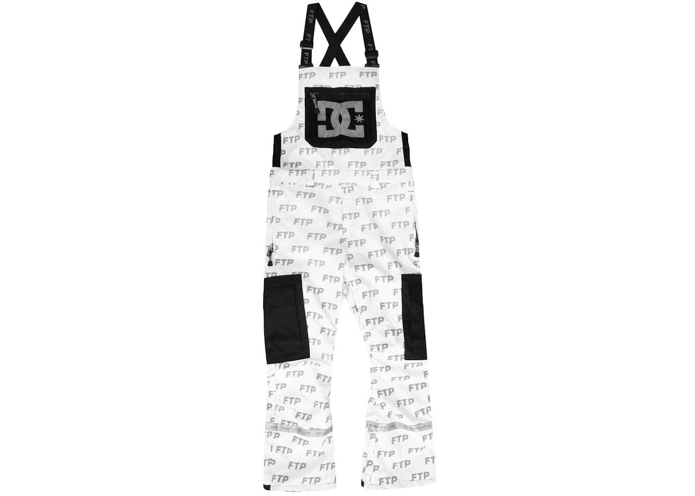 FTP x DC Revival Bib White Reflective