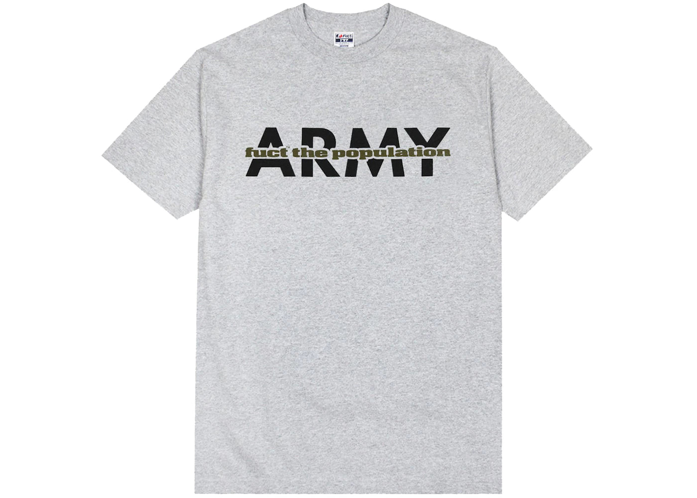 FTP x FUCT Army Tee Heather Grey