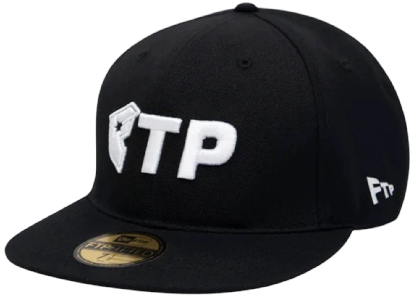 FTP x Famous Logo Fitted Hat Black