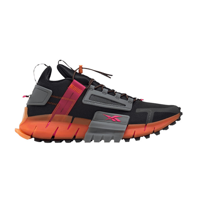 Reebok Zig Kinetica Edge Black Pink Orange