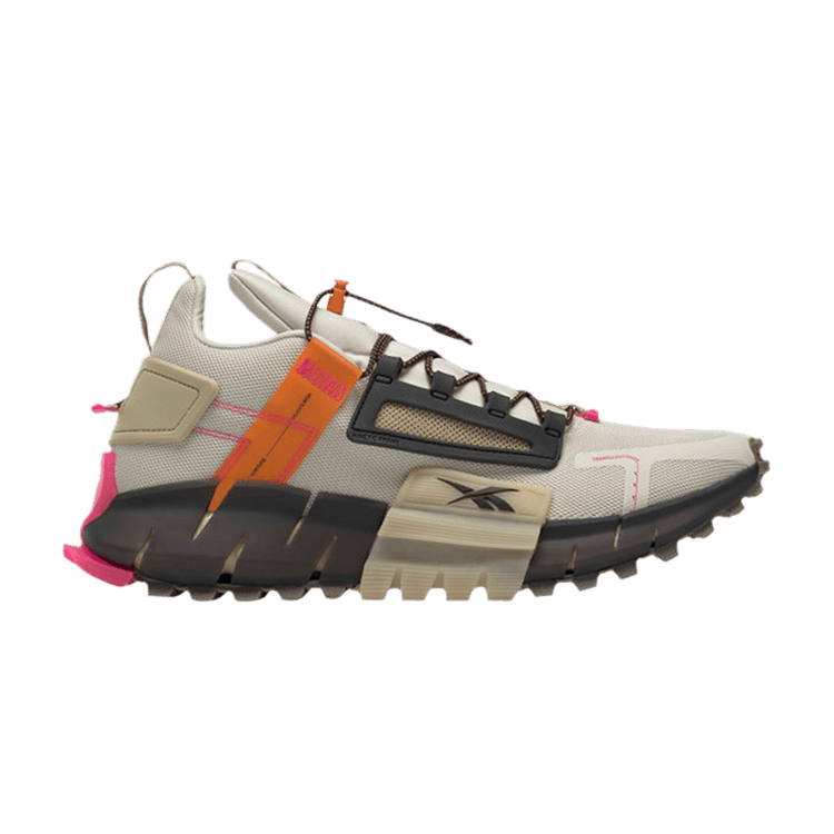Reebok Zig Kinetica Edge Alabaster Orange Pink