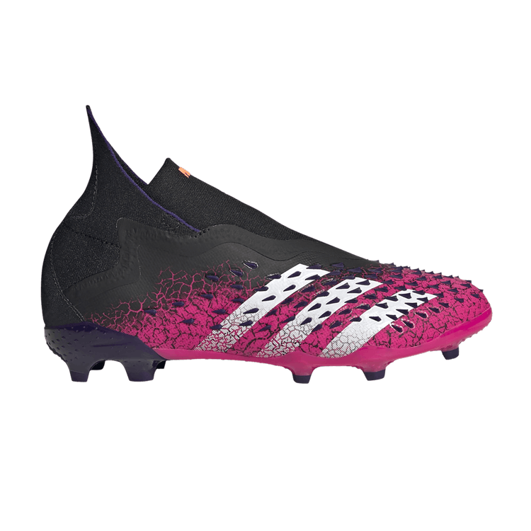 adidas Predator Freak FG J Demonskin Black Shock Pink
