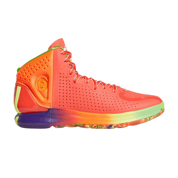adidas D Rose 4 Restomod Solar Red Rainbow