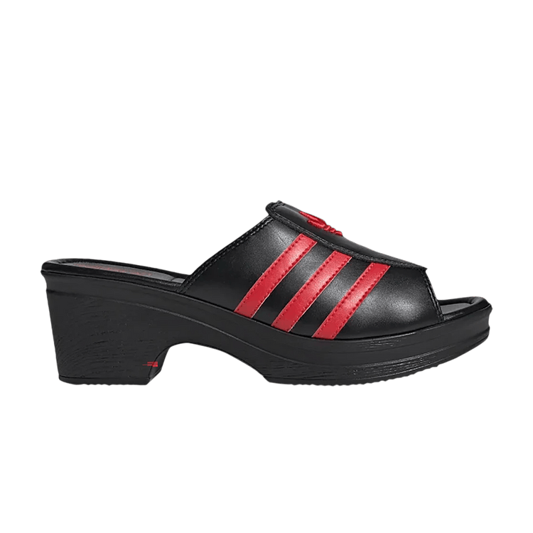 adidas Trefoil Mules Lotta Volkova Black Red (Women's)
