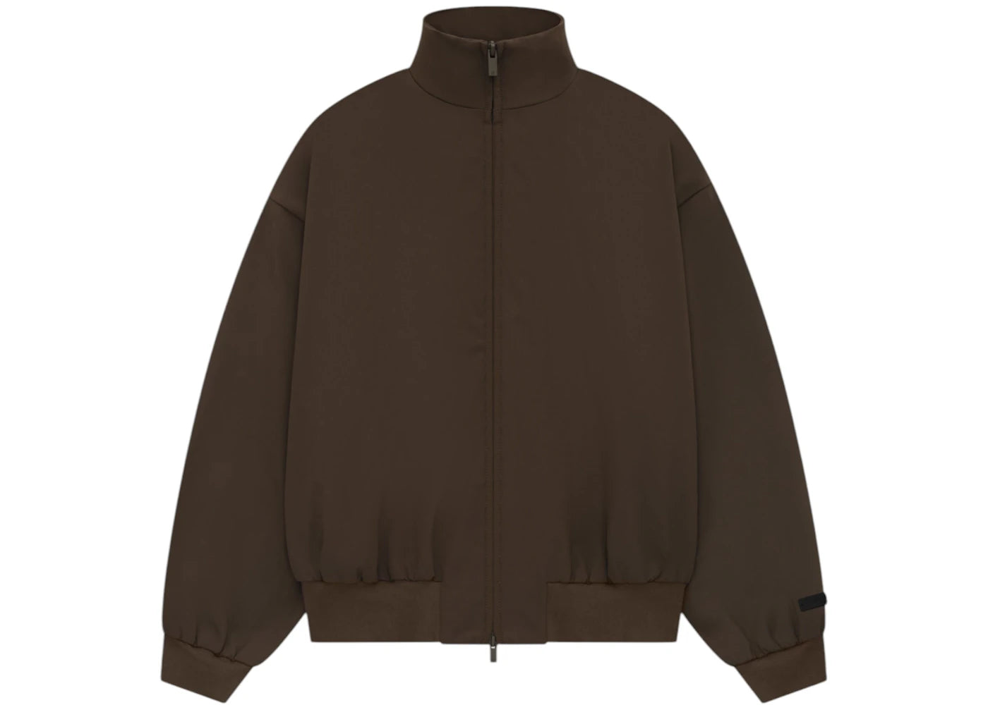 Fear of God Essentials Bonded Nylon Bomber Jacket Brown
