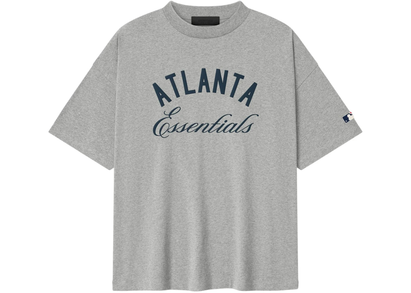 Fear of God Essentials Braves 90's Tee Concrete Heather