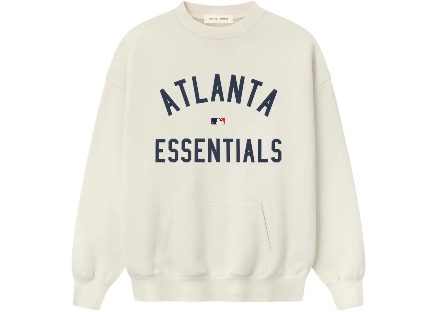 Fear of God Essentials Braves Sport Crewneck Cream White