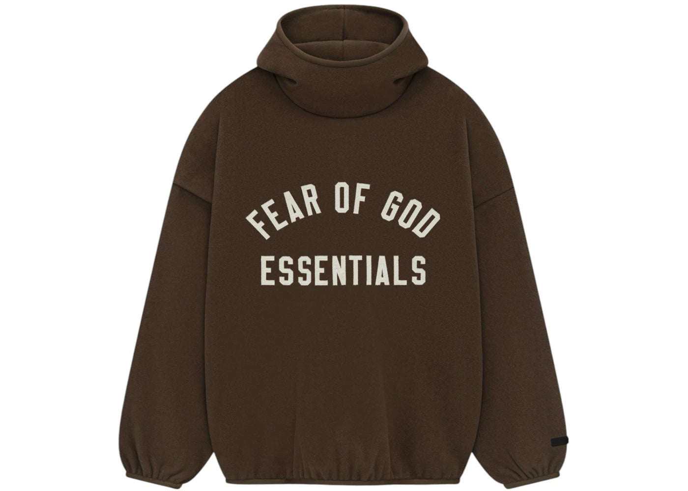 Fear of God Essentials Brushed Hoodie Brown