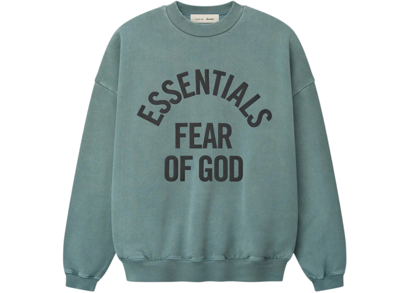 Fear of God Essentials Campus 90's Crewneck Sweatshirt Faded Coastal
