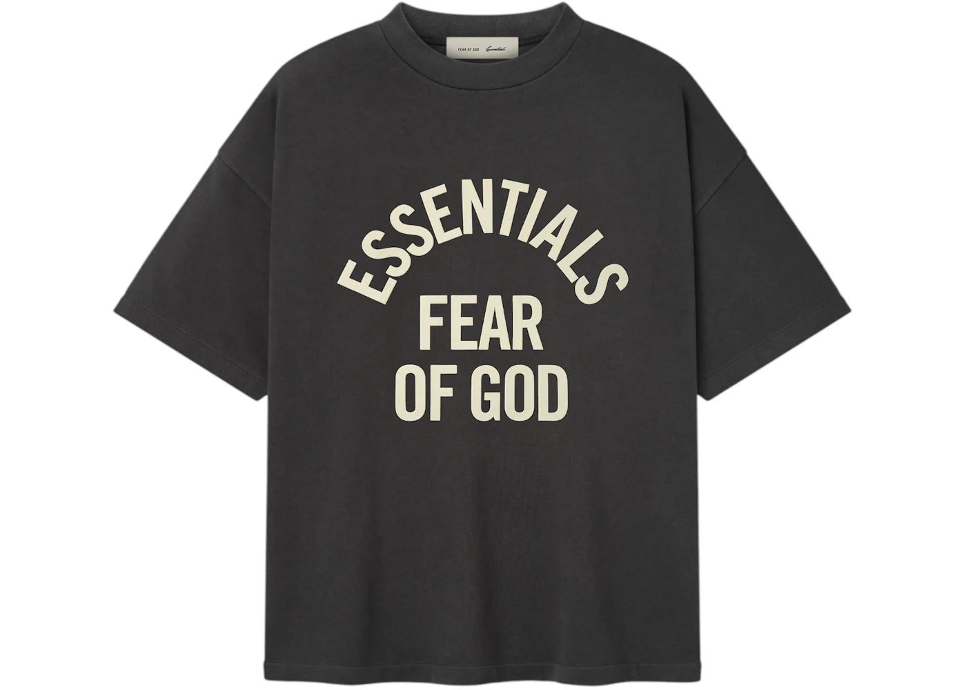 Fear of God Essentials Campus 90's Short Sleeve Tee Faded Black