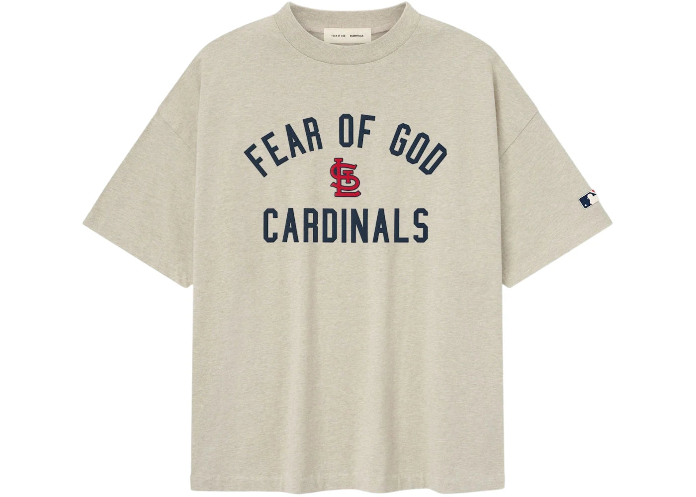 Fear of God Essentials Cardinals 90's Tee Heather Stone