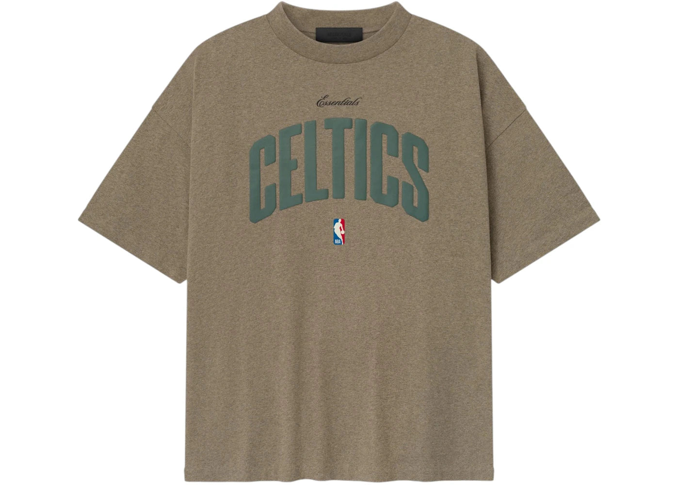 Fear of God Essentials Celtics 90's Tee Homestead Heather