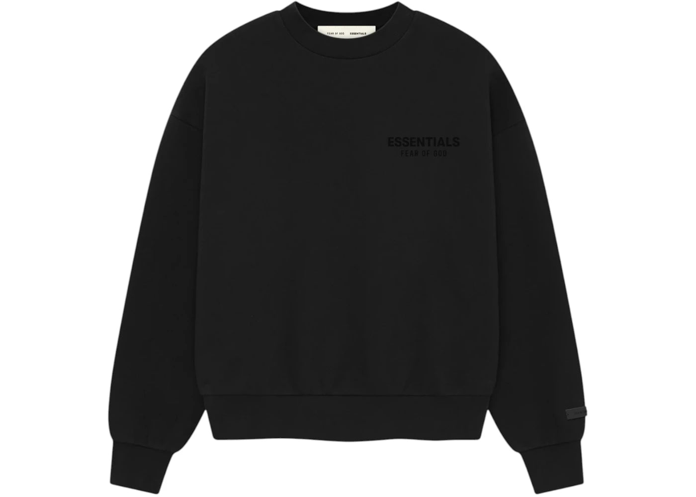 Fear of God Essentials Classic Crewneck Sweatshirt Vintage Black