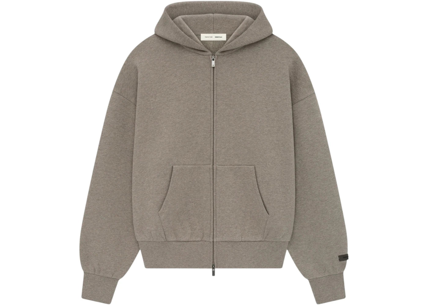 Fear of God Essentials Classic Full Zip-Up Hoodie Homestead Heather