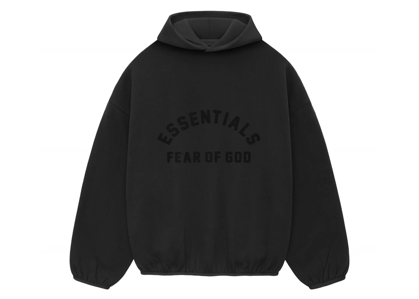Fear of God Essentials Core Collection Nylon Fleece Hoodie Black/ Black