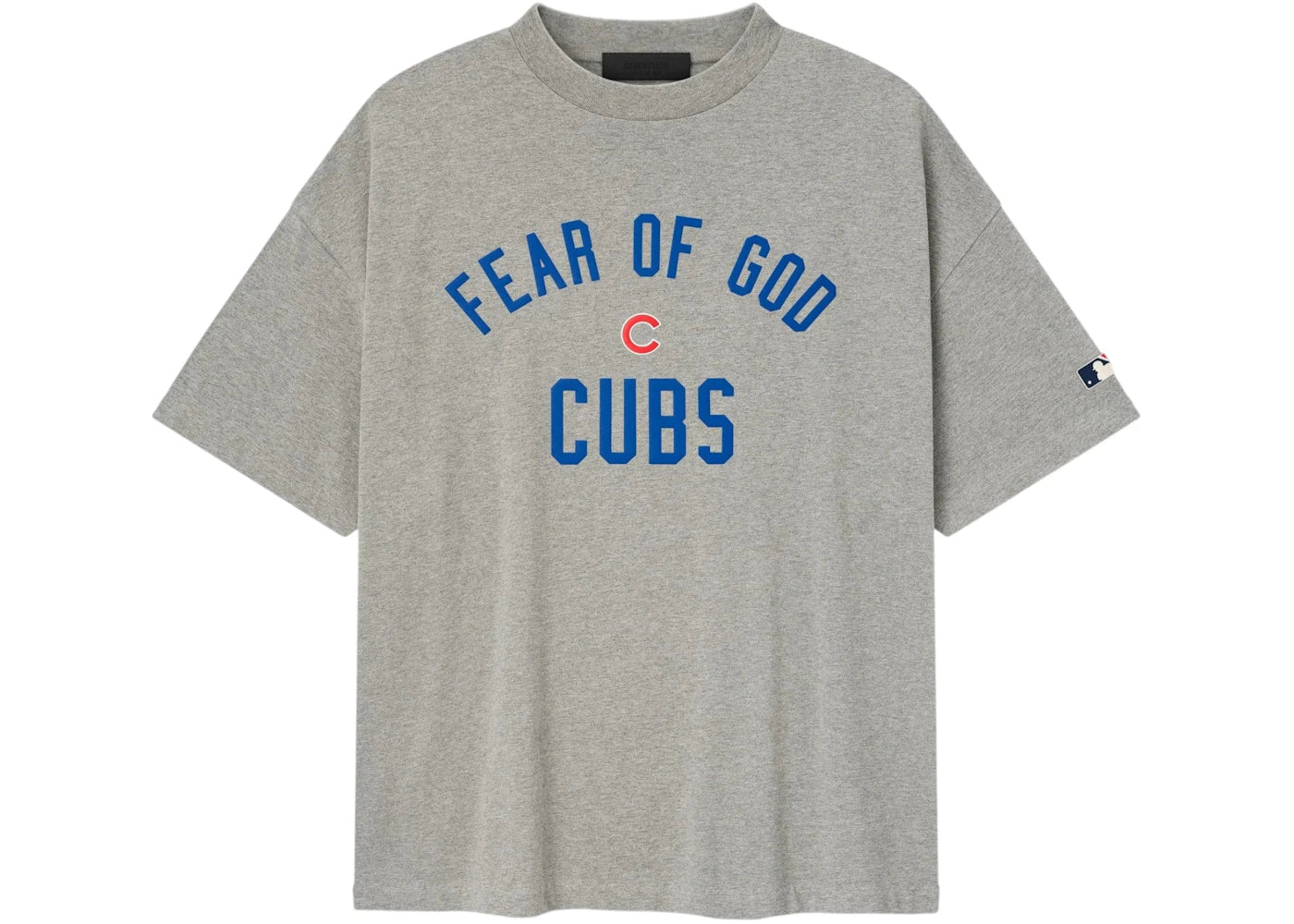 Fear of God Essentials Cubs 90's Tee Concrete Heather