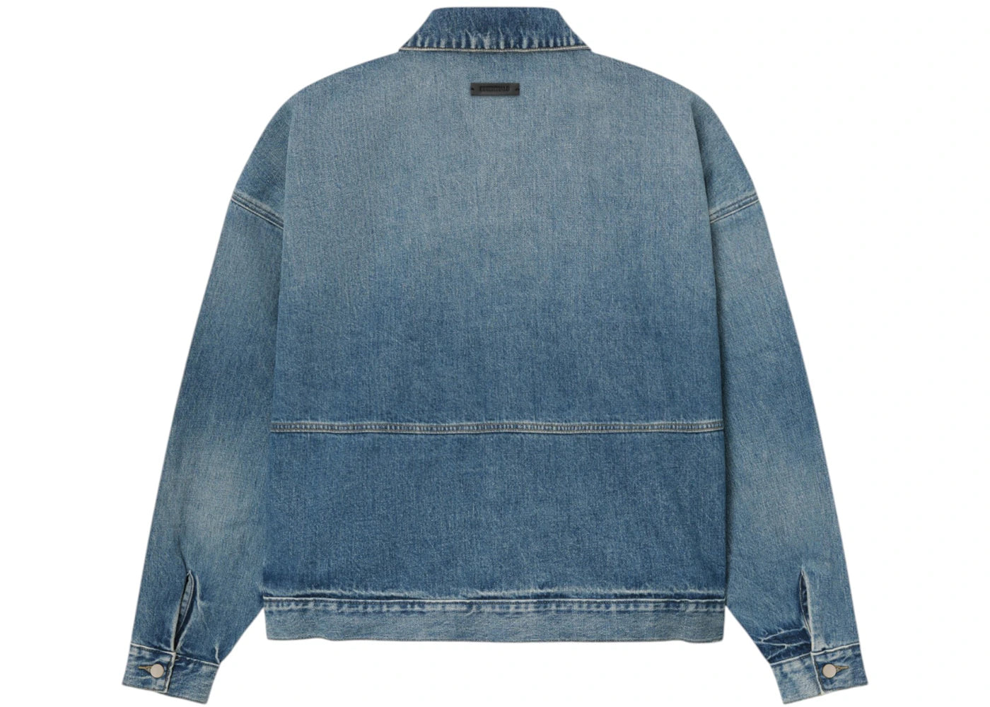Fear of God Essentials Denim Trucker Jacket (FW25) Classic Blue