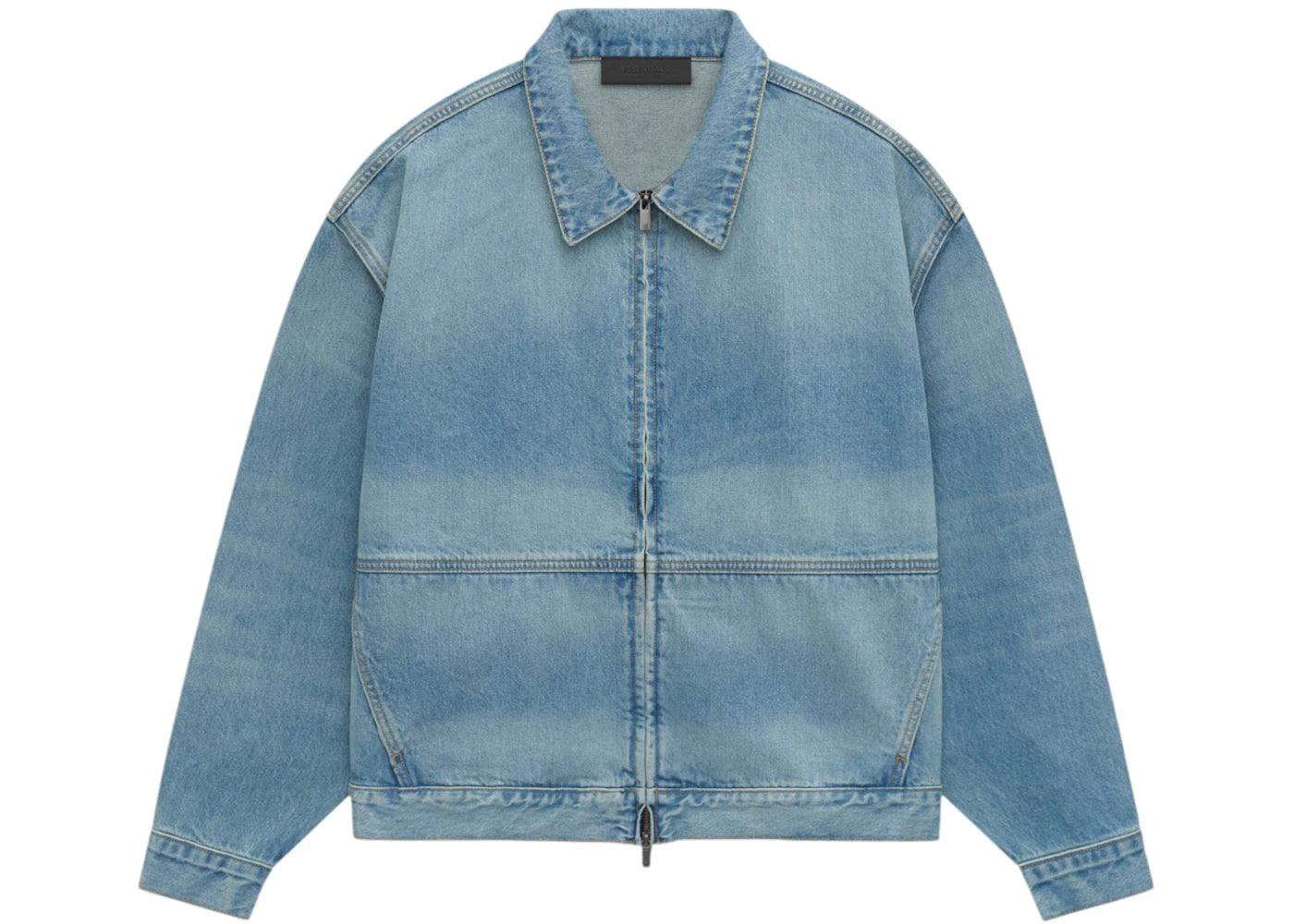 Fear of God Essentials Denim Trucker Jacket Vintage Blue