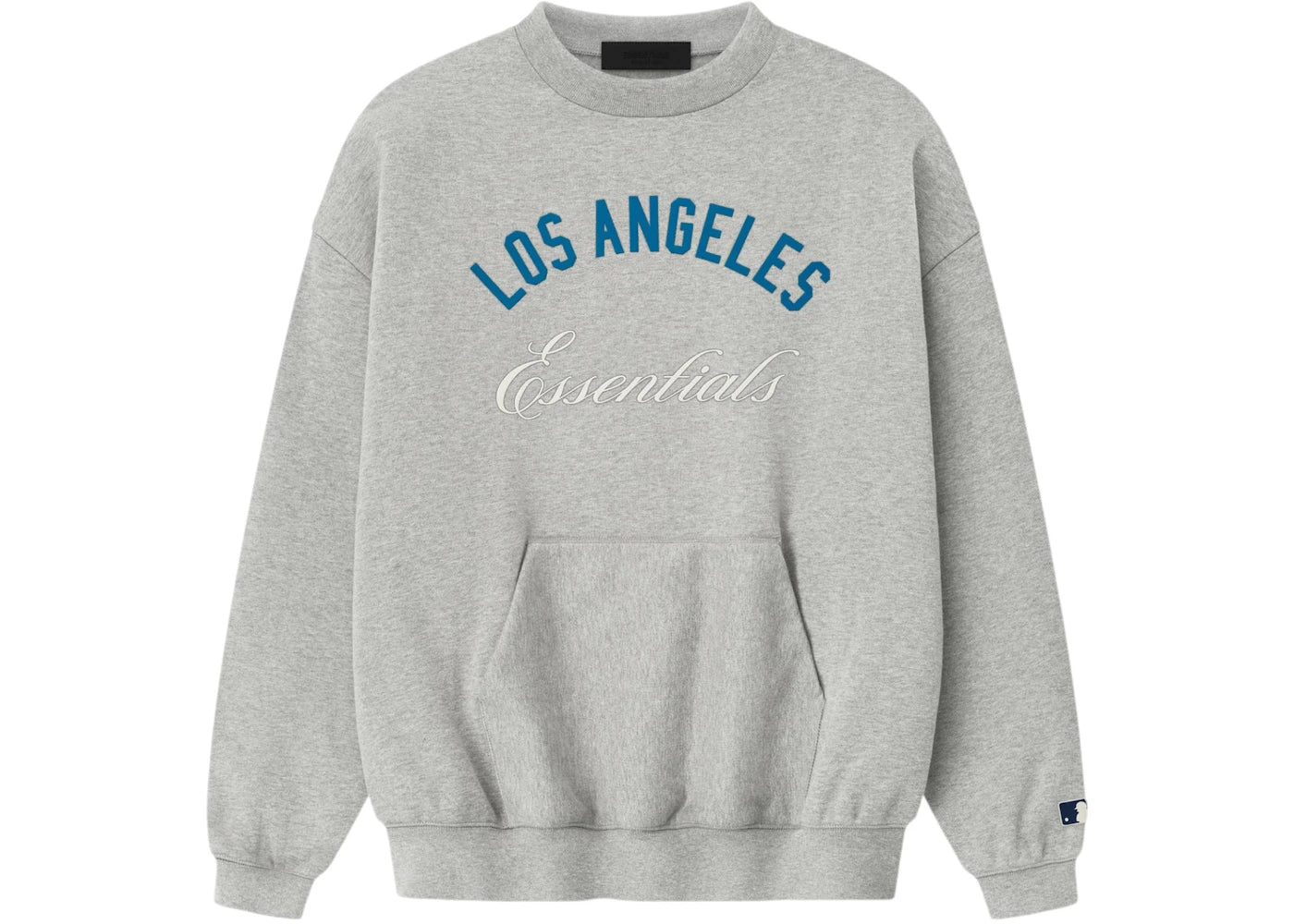 Fear of God Essentials Dodgers Sport Crewneck Concrete Heather
