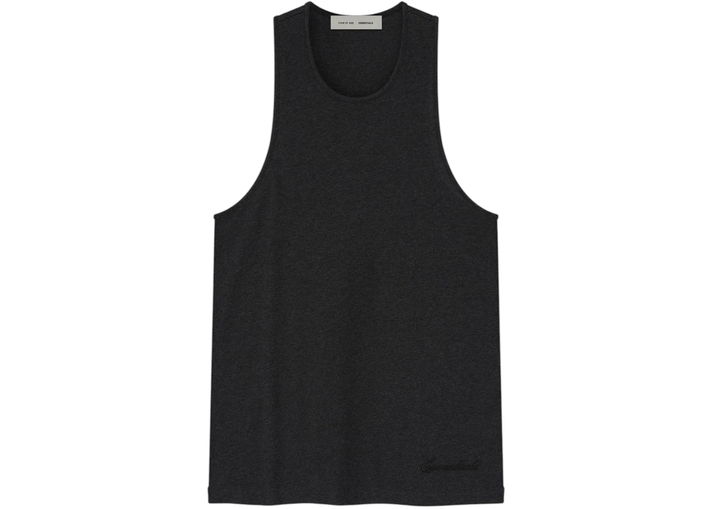 Fear of God Essentials Embroidered Essential Tank Vintage Black