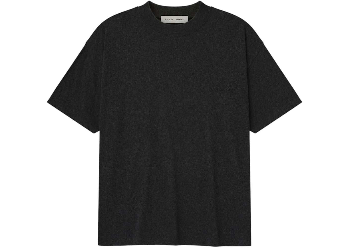 Fear of God Essentials Embroidered Essential Tee Vintage Black