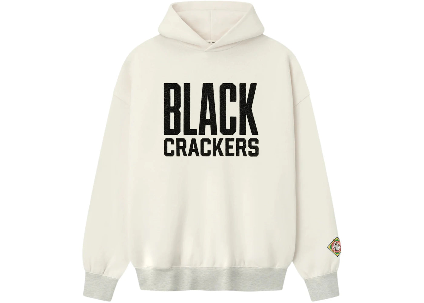 Fear of God Essentials Essentials Black Crackers Hoodie Cream White