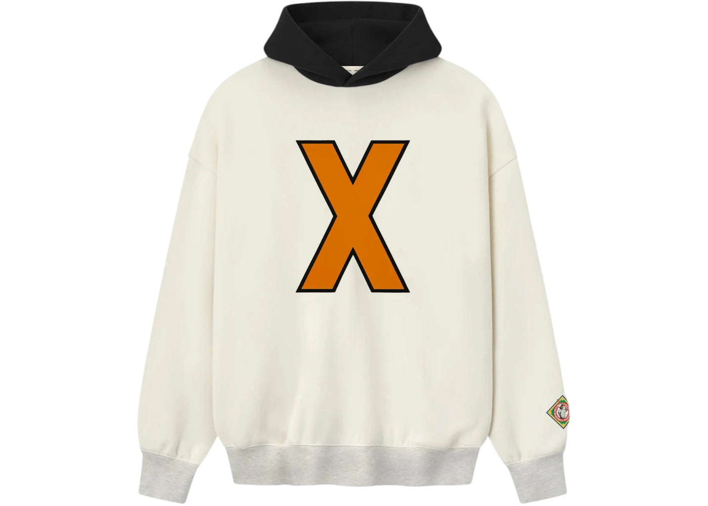 Fear of God Essentials Essentials Cuban X-Giants Hoodie Cream White/ Black