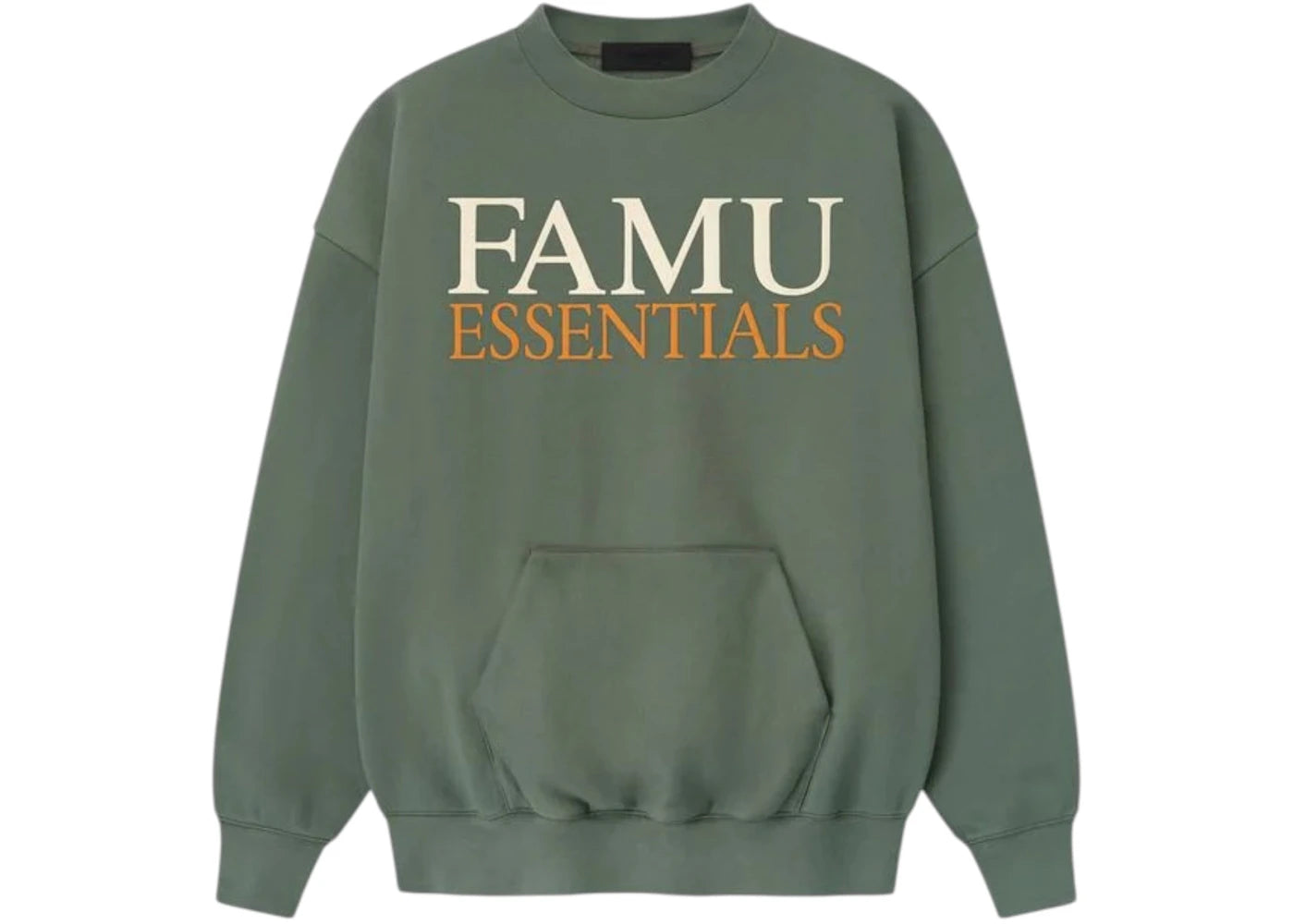 Fear of God Essentials FAMU Sport Crewneck Balsam Green