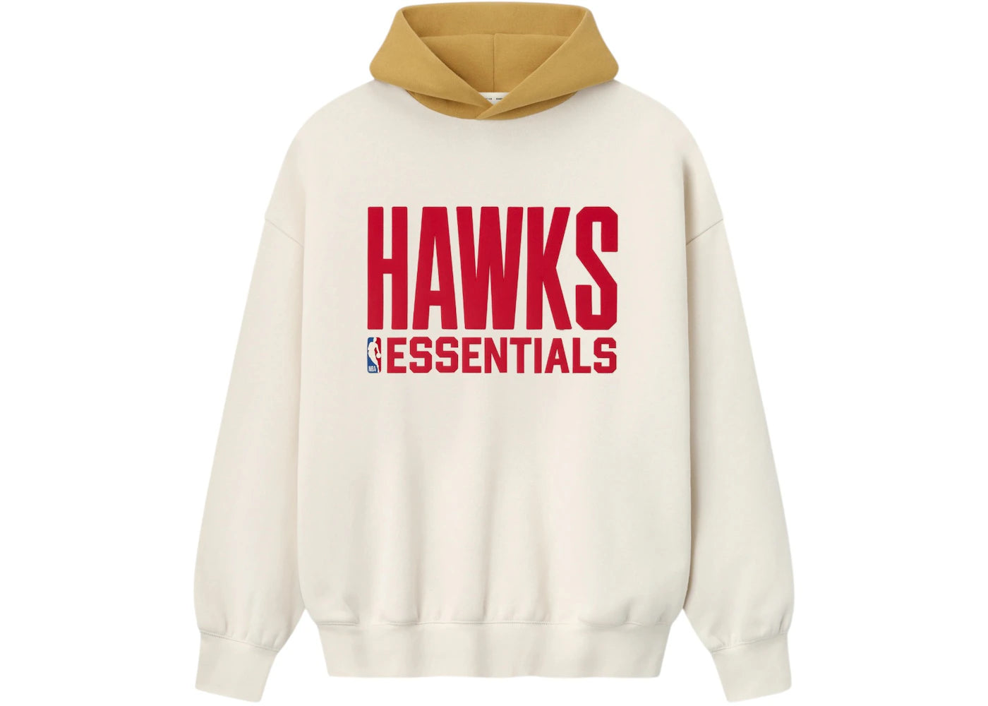 Fear of God Essentials Hawks Sport Hoodie Cream/Caramel Yellow