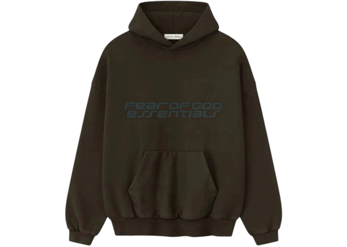 Fear of God Essentials Heavy Fleece 90's Hoodie Brown