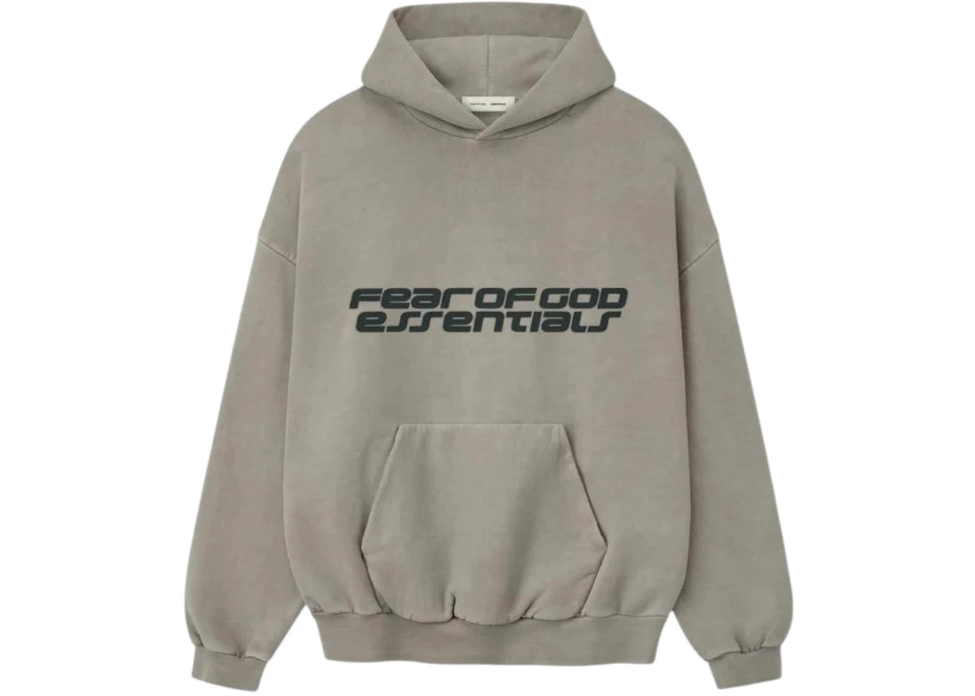 Fear of God Essentials Heavy Fleece 90's Hoodie Smoke Grey