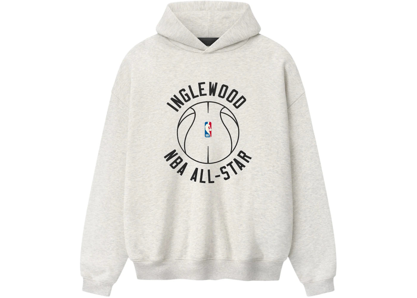 Fear of God Essentials Inglewood X All Star Weekend '26 90's Hoodie Oatmeal Heather