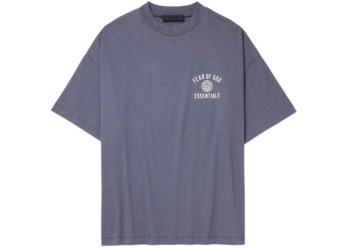 Fear of God Essentials Jersey Crewneck T-shirt (FW24) Blue