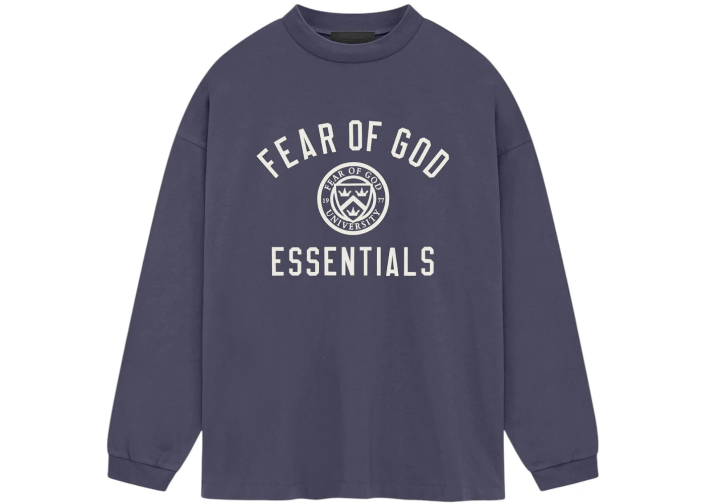 Fear of God Essentials Jersey Long Sleeve Tee Marine