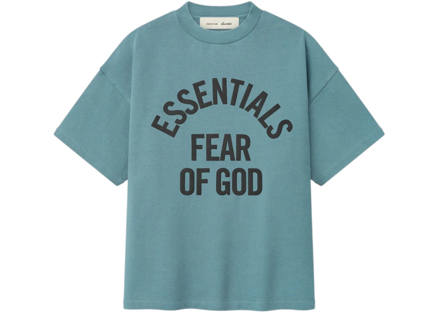 Fear of God Essentials Kids Campus 90's Short Sleeve Tee Faded Coastal