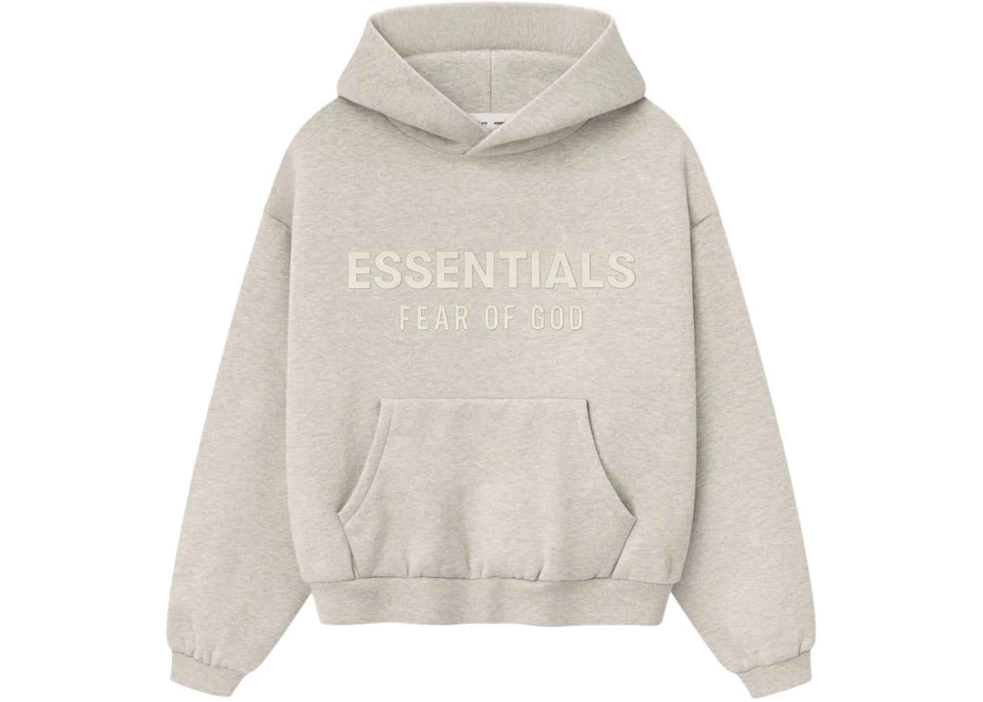 Fear of God Essentials Kids Classic Fleece Hoodie Heather Stone