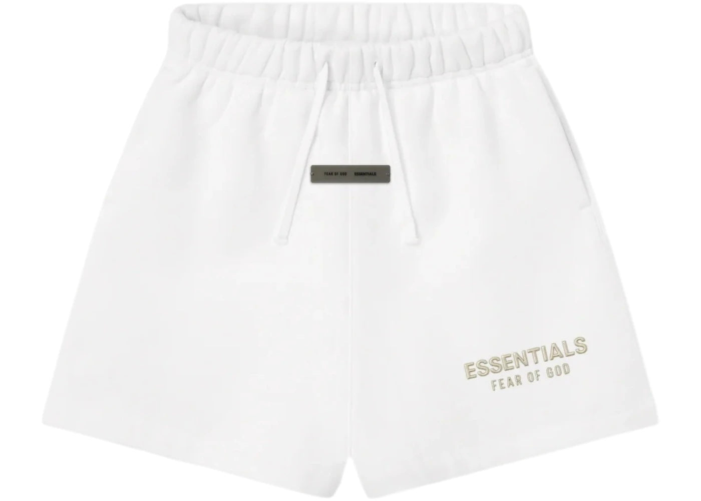 Fear of God Essentials Kids Classic Fleece Sweatshort Cloud White