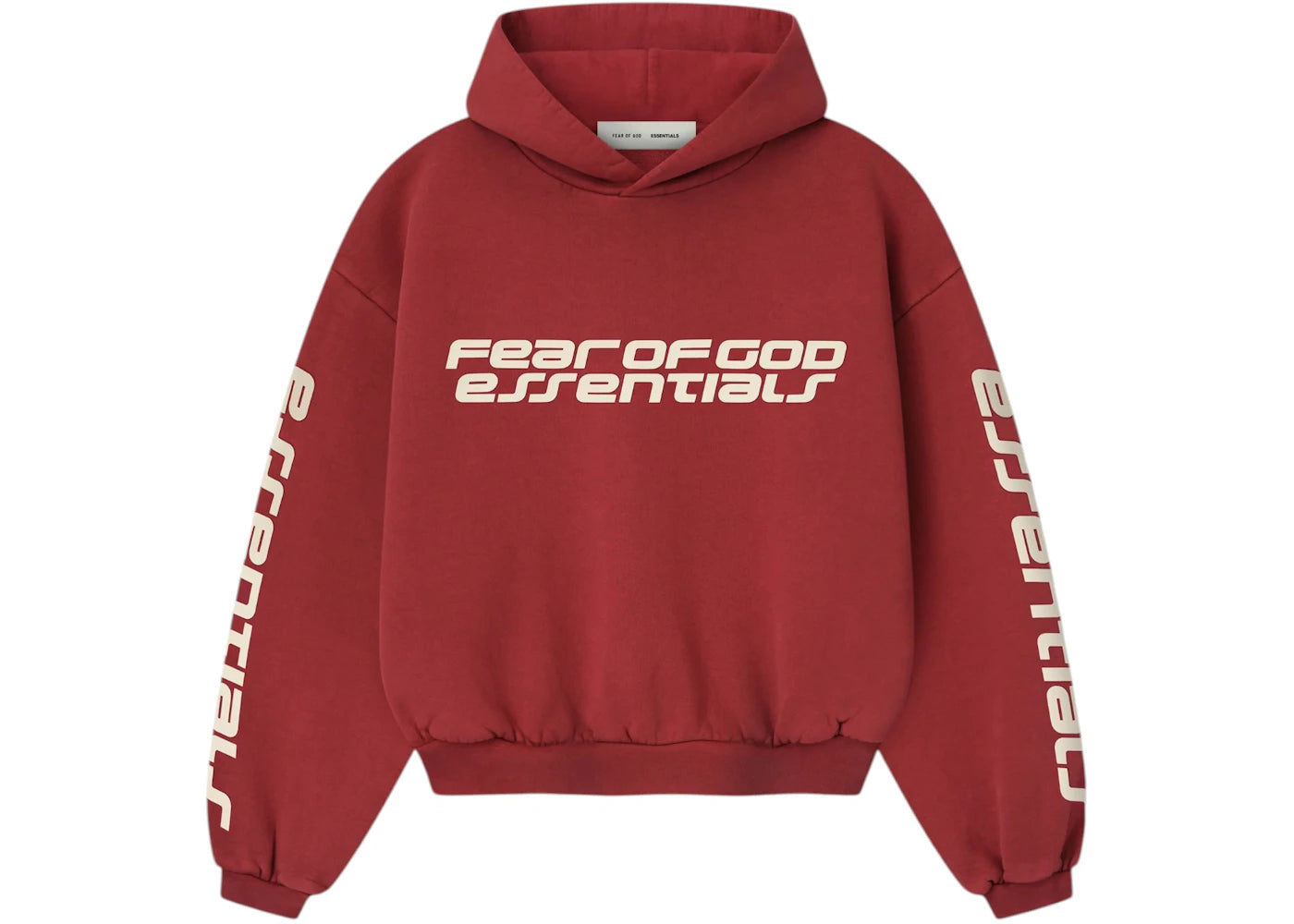 Fear of God Essentials Kids Classic Hoodie Crimson
