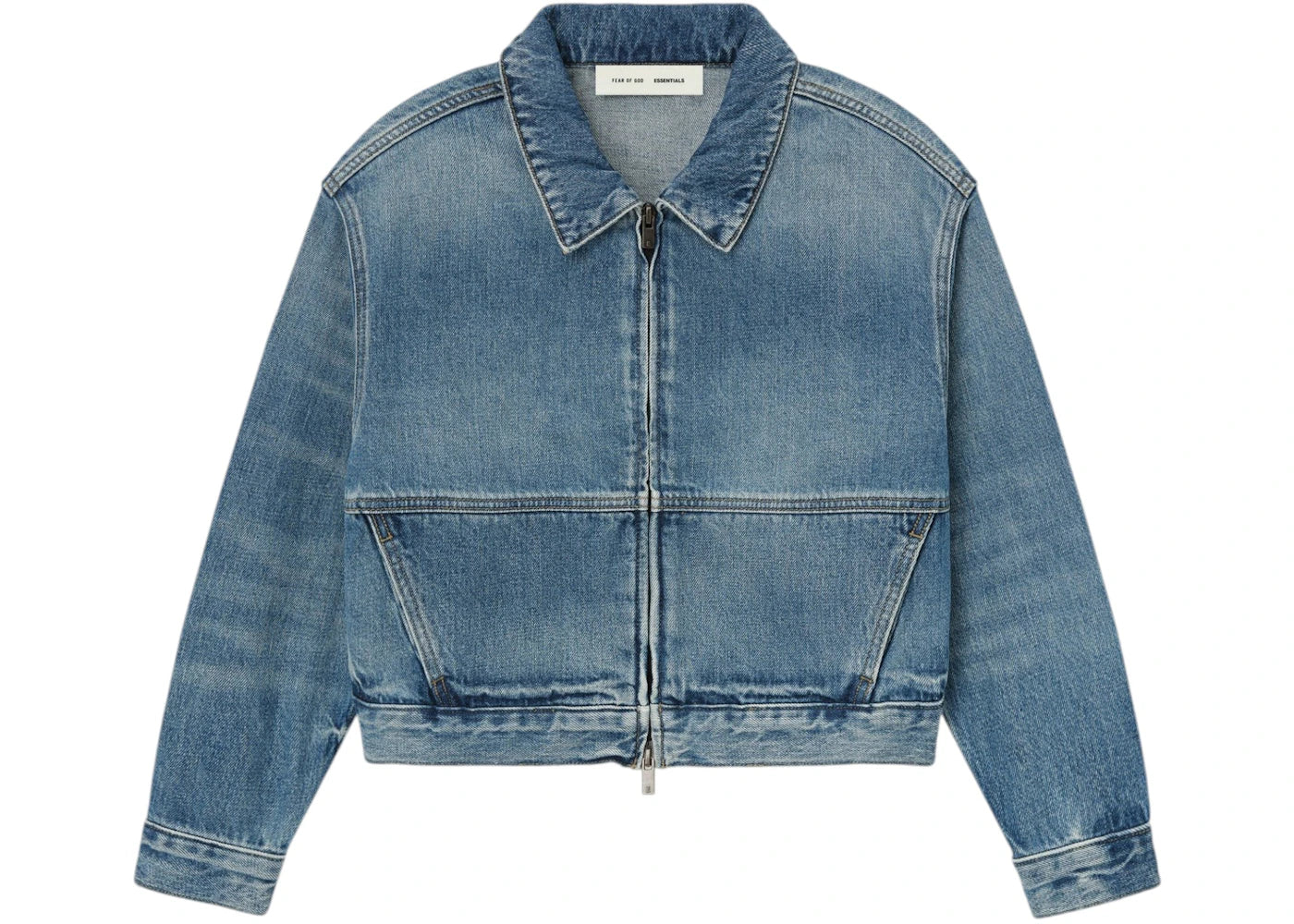 Fear of God Essentials Kids Denim Trucker Jacket Classic Blue
