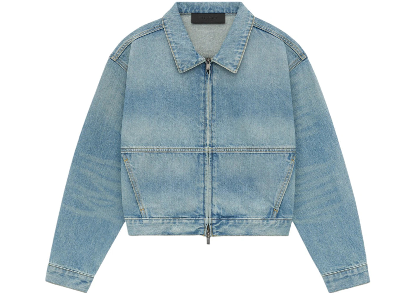 Fear of God Essentials Kids Denim Trucker Jacket Vintage Blue