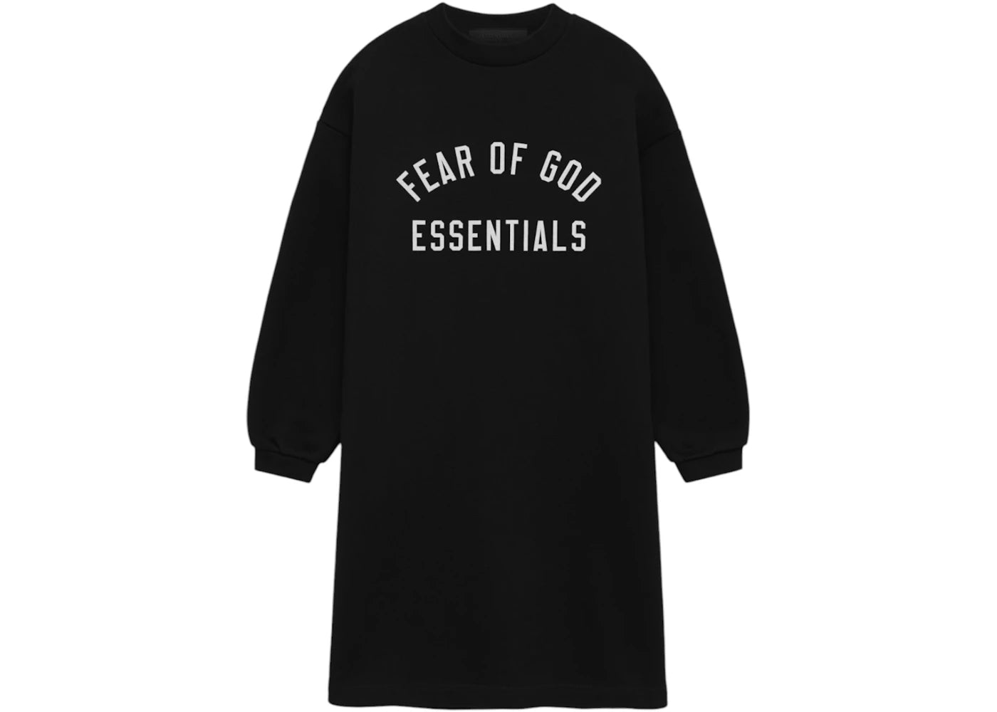 Fear of God Essentials Kids Fleece Crewneck Dress Black