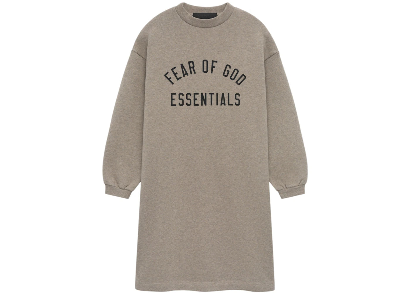 Fear of God Essentials Kids Fleece Crewneck Dress Heather Gray