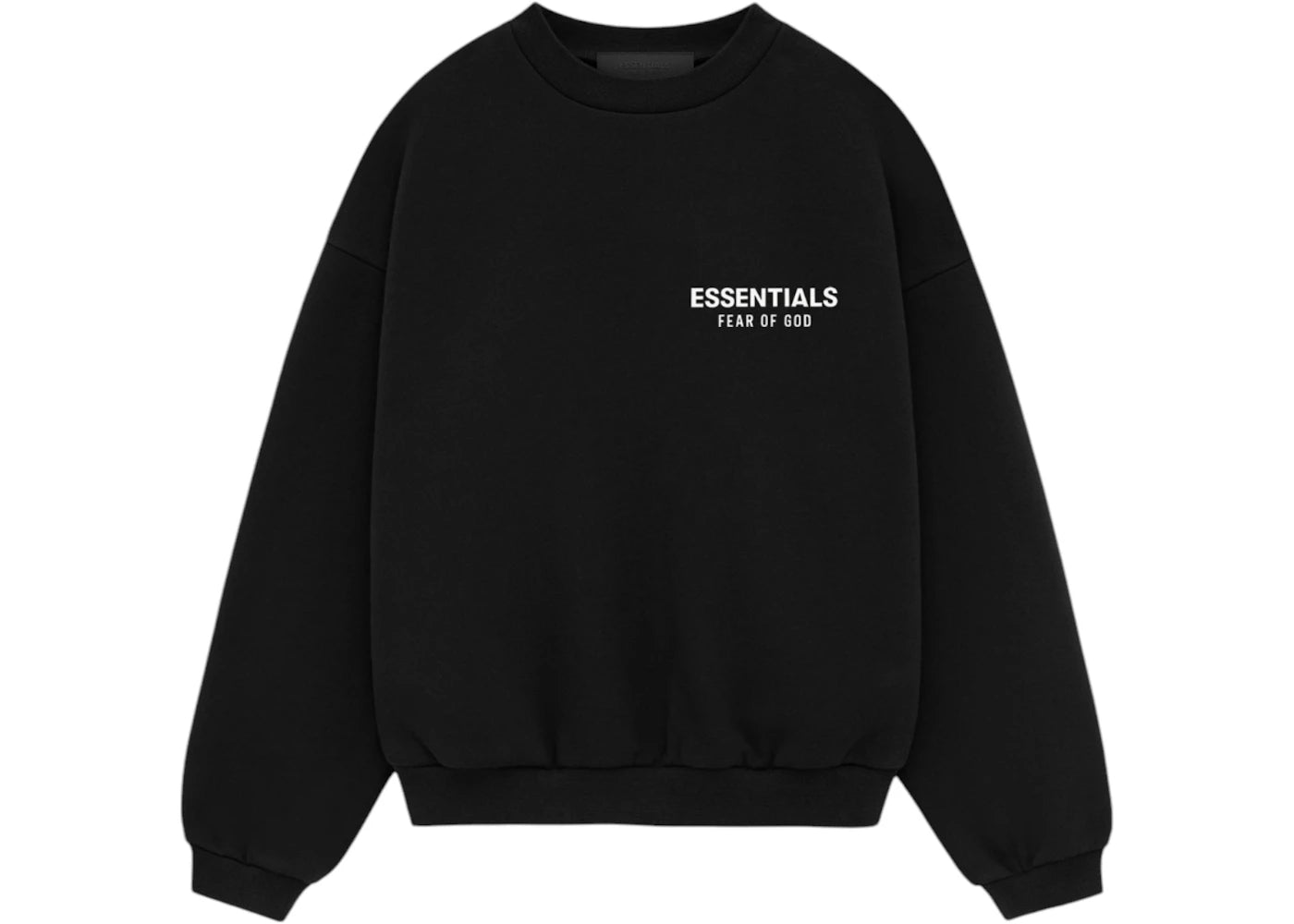 Fear of God Essentials Kids Fleece Crewneck (FW24) Black