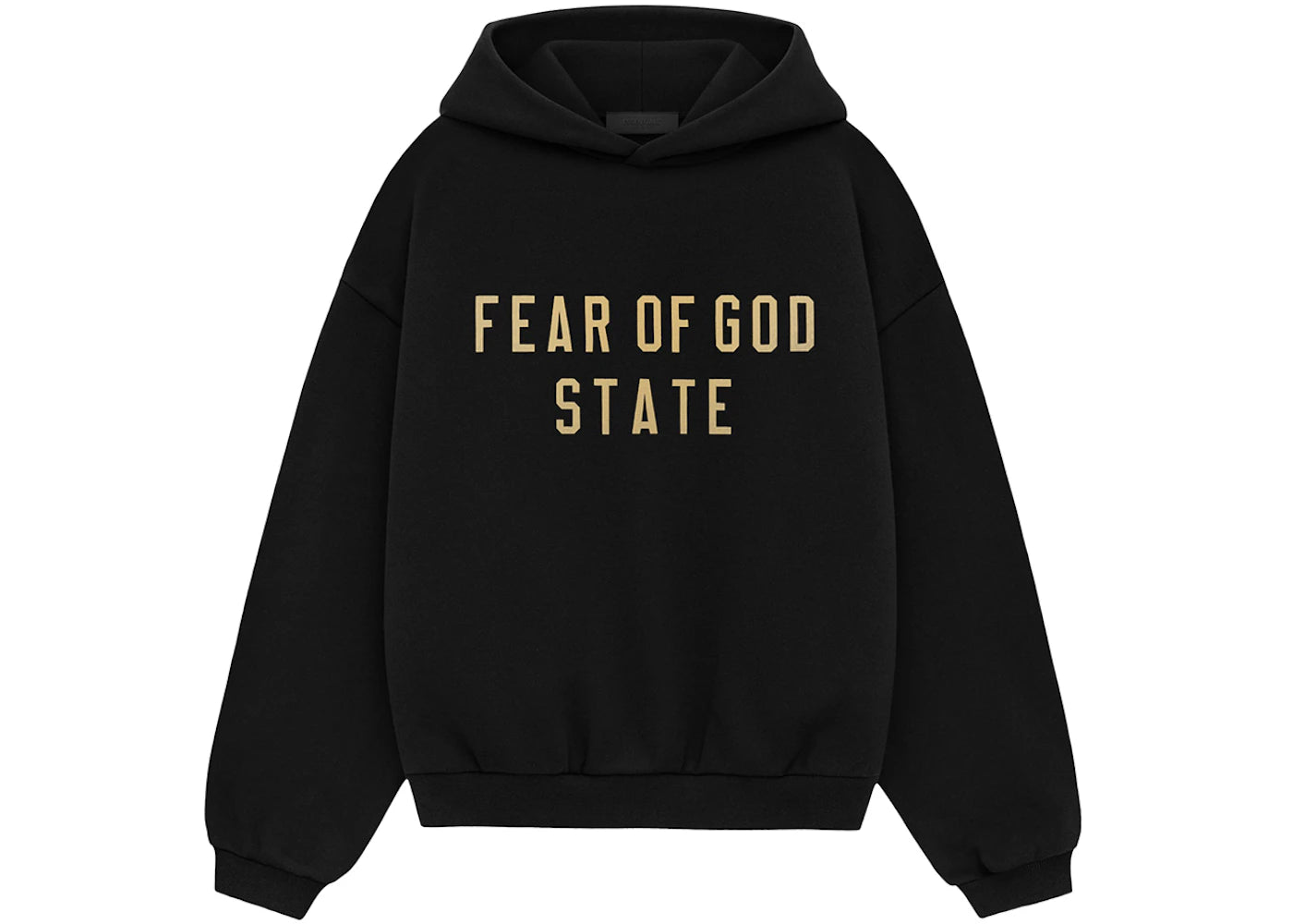 Fear of God Essentials Kids Fleece Hoodie Black