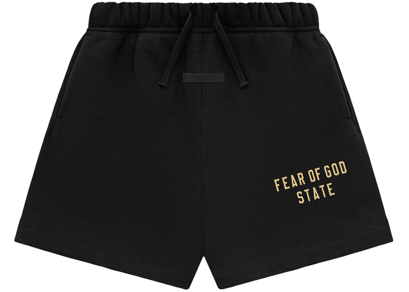 Fear of God Essentials Kids Fleece Soccer Short Black