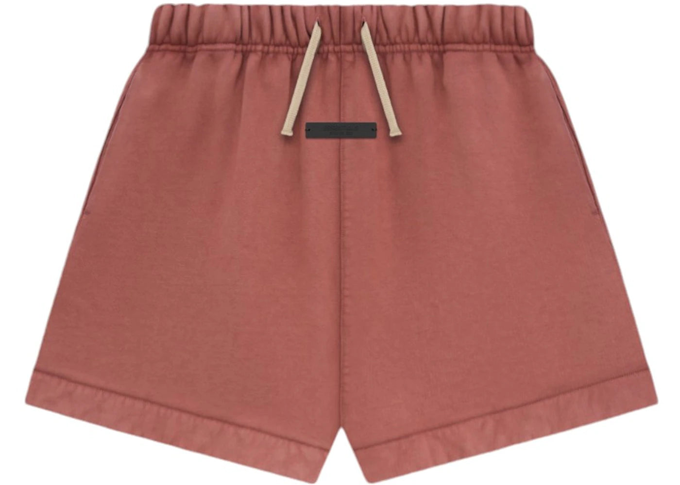 Fear of God Essentials Kids Heavy Fleece Soccer Short Crimson