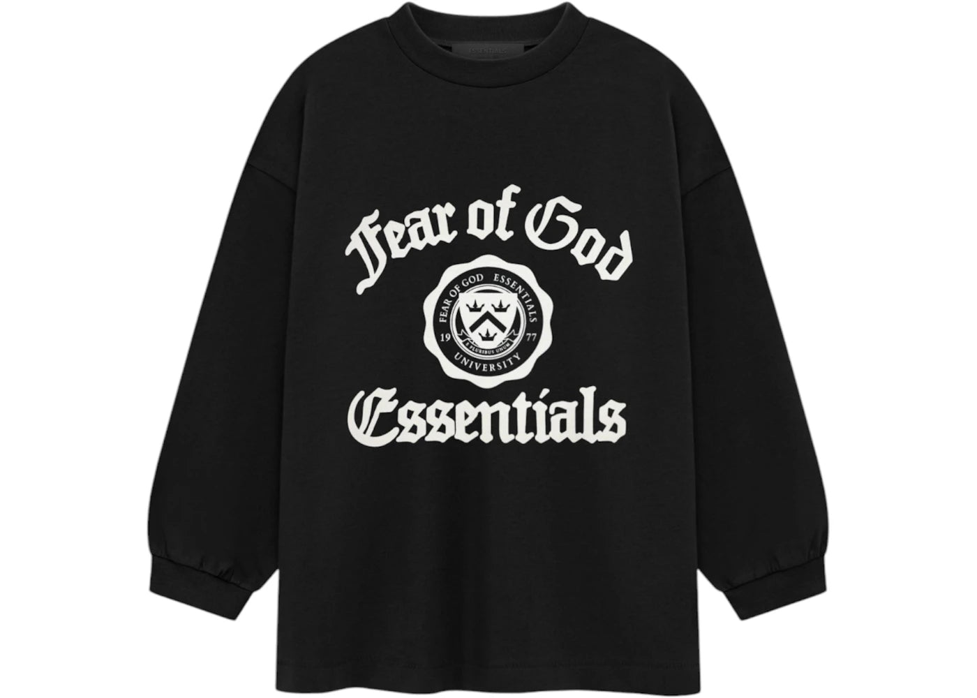 Fear of God Essentials Kids Heavy Longsleeve Tee (FW24) Black